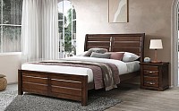 wooden queen size bed